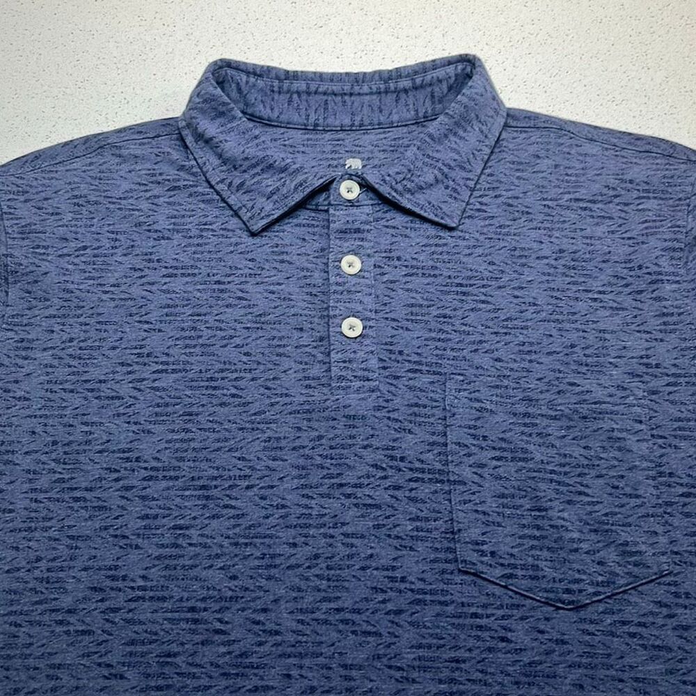 The Normal Brand Active Puremeso Pattern Polo Mens Medium